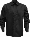 Fristads Kansas Baumwoll-Hemd Schwarz | M