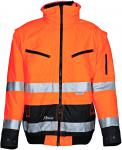 Asatex Prevent Warnschutz-Pilotenjacke Orange/Dunkelblau | L