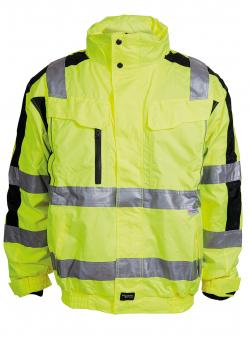 Elka Visible Extreme 2-in-1 Warnschutz-Pilotenjacke Gelb/Dunkelblau | XL