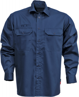 Fristads Kansas Baumwoll-Hemd Marine | S