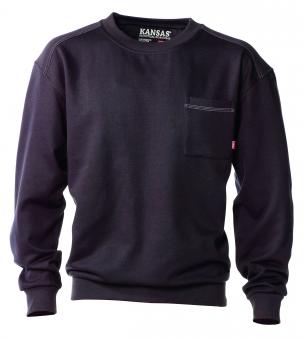 Kansas-Fristads Match Sweatshirt Schwarz | XL