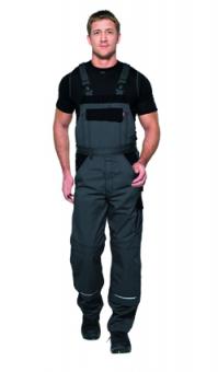 Fristads-Kansas ICON Latzhose Grau / Schwarz | C 152