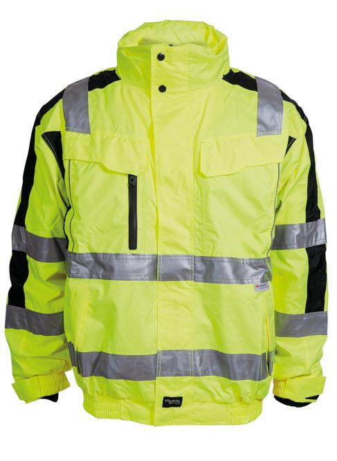 Elka Visible Extreme 2-in-1 Warnschutz-Pilotenjacke Gelb/Dunkelblau | XS 