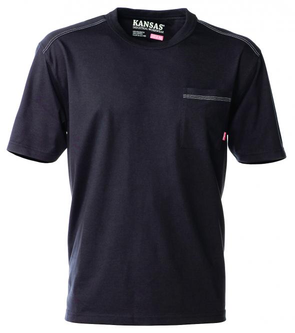 Fristads-Kansas Match T-Shirt Schwarz | L