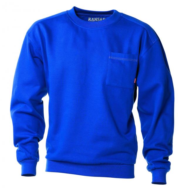 Kansas-Fristads Match Sweatshirt Königsblau | XL