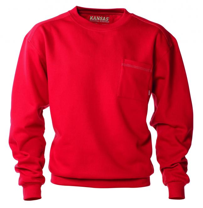 Kansas-Fristads Match Sweatshirt Rot | XS